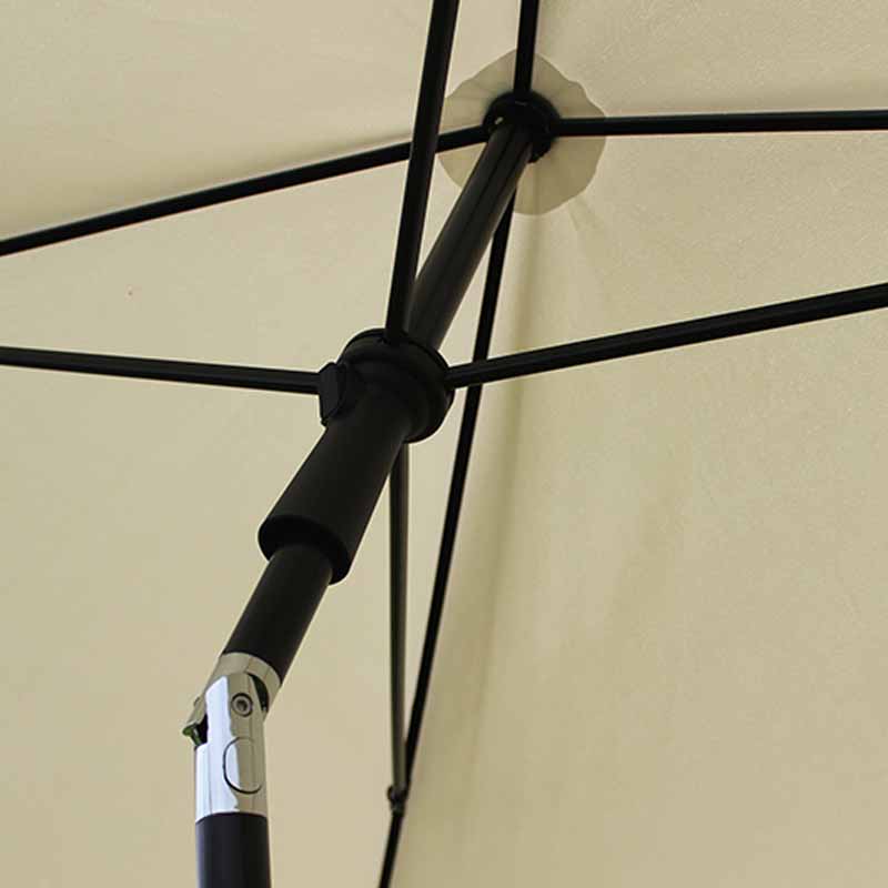 틸트 gp1902-2가있는 강철 사각형 우산