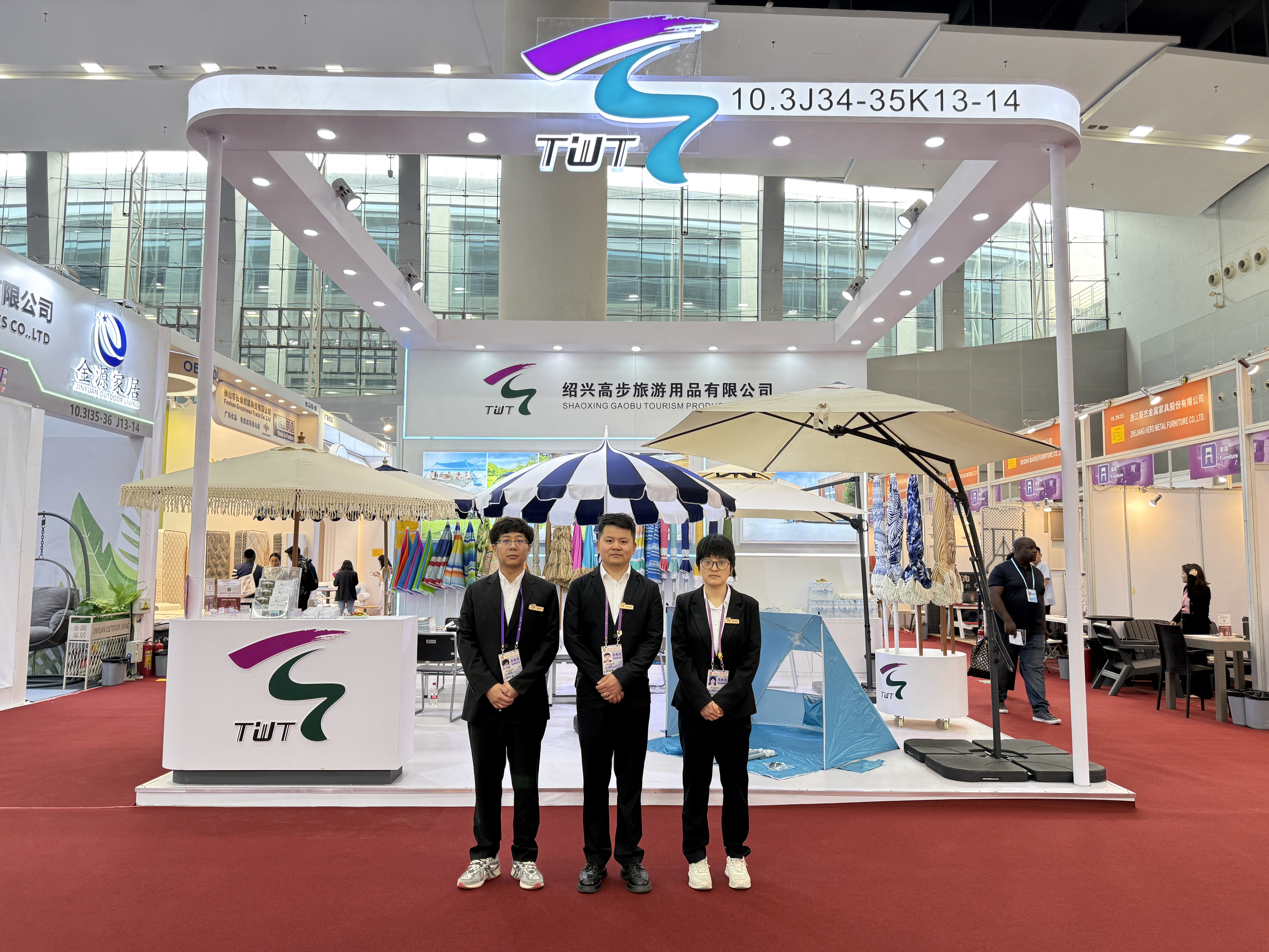 Shaoxing Gaobu Tourism Products Co., Ltd.는 캔톤 페어에 출연하여 혁신적인 야외 제품을 전시했습니다.